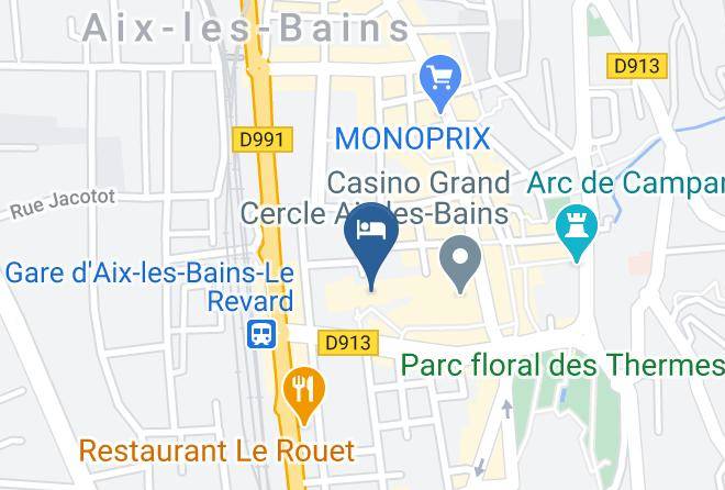 Savoie - Hotel & Spa Golden Tulip Aix Les Bains Maps