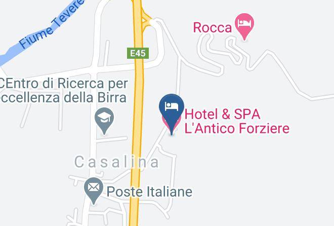 Perugia - Hotel & Spa L'antico Forziere Maps