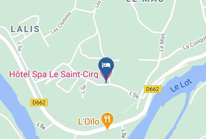 Lot - Hotel Spa Le Saint Cirq Maps
