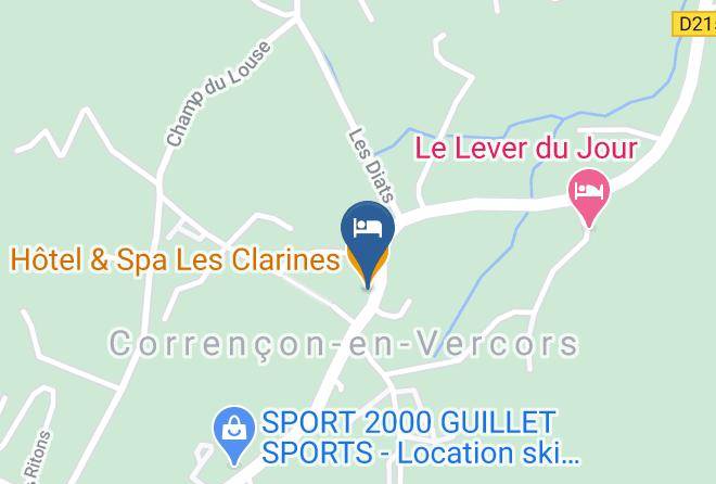 Isere - Hotel & Spa Les Clarines Maps