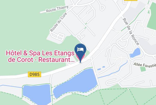 Hauts De Seine - Hotel & Spa Les Etangs De Corot Restaurant Vente A Emporter Maps