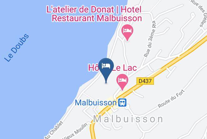 Doubs - Hotel Spa Les Rives Sauvages Maps