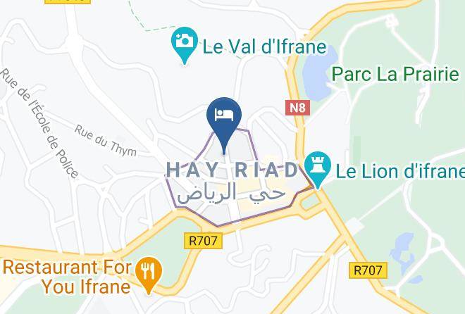 Ifrane - Hotel & Spa Les Tilleuls Maps