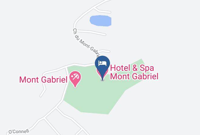 Les Pays D En Haut Regional County Municipality - Hotel & Spa Mont Gabriel Maps