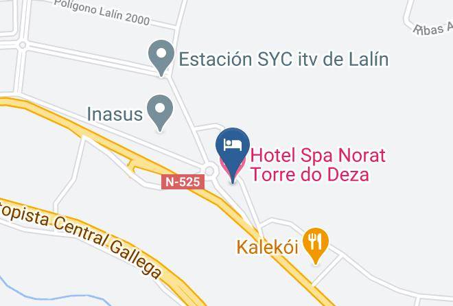 Pontevedra - Hotel Spa Norat Torre Do Deza Maps