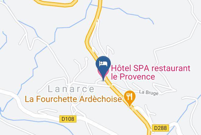 Ardeche - Hotel Spa Restaurant Le Provence Maps