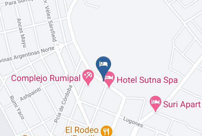 Calamuchita Department - Hotel & Spa Sutna Maps