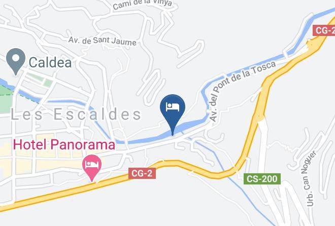 Hotel Spa Termes Serhs Carlemany Map