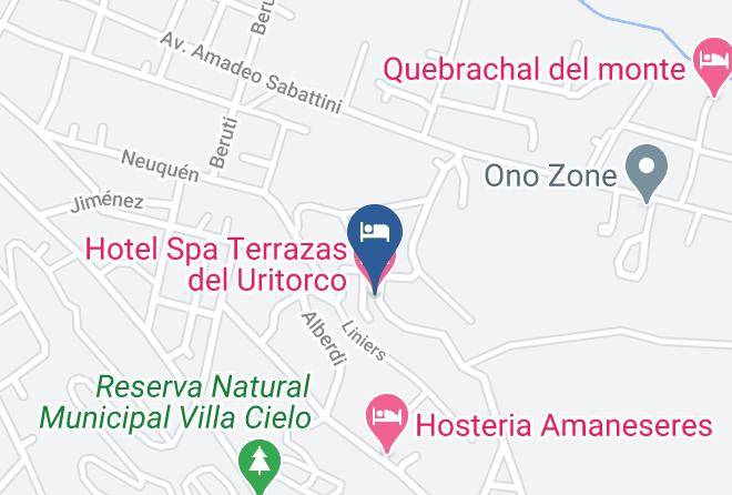 Punilla Department - Hotel Spa Terrazas Del Uritorco Maps