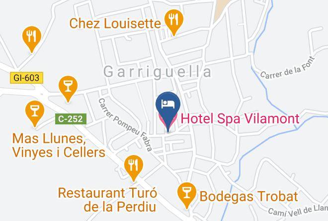 Girona - Hotel Spa Vilamont Maps