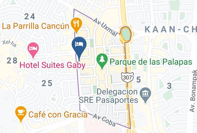 Benito Juarez - Hotel & Spa Xbalamque Cancun Centro Maps