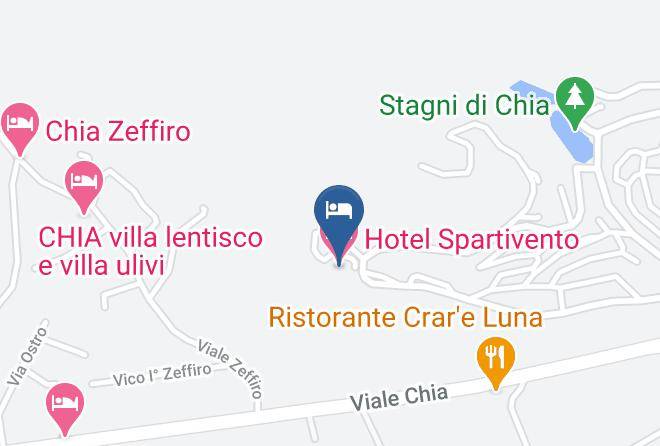 Hotel Spartivento Map