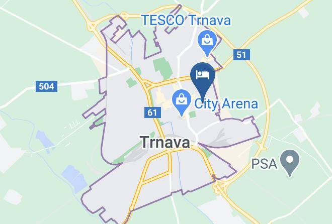 Trnava - Hotel Spectrum Maps