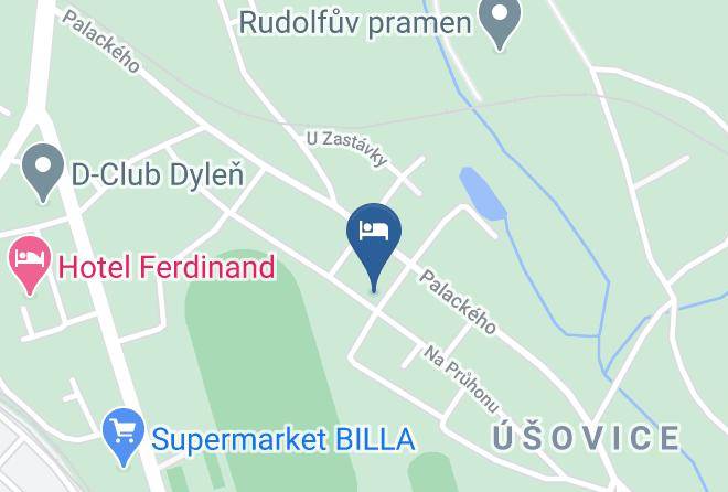 Cheb - Hotel Speedway Maps