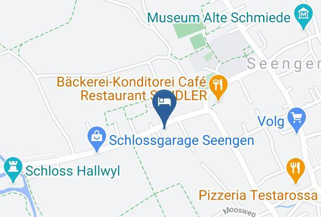 Lenzburg - Hotel Speiserestaurant Hallwyl Maps