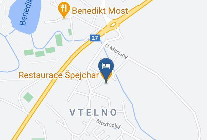 Most - Hotel Spejchar Maps