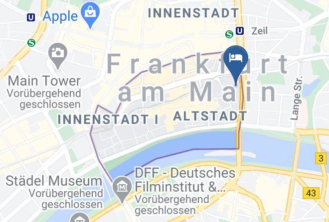 Das Spenerhaus Tagungshotel Frankfurt Map