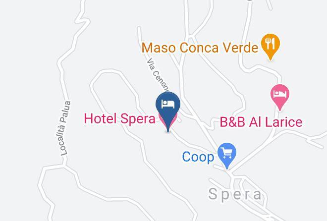 Trento - Hotel Spera Maps