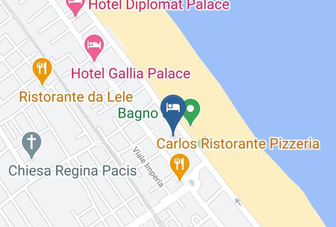 Rimini - Hotel Spiaggia Marconi Maps