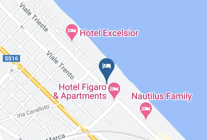 Pesaro And Urbino - Hotel Spiaggia Maps