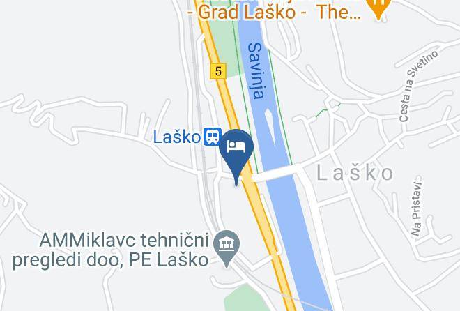 Lasko - Hotel Spica Lasko Maps