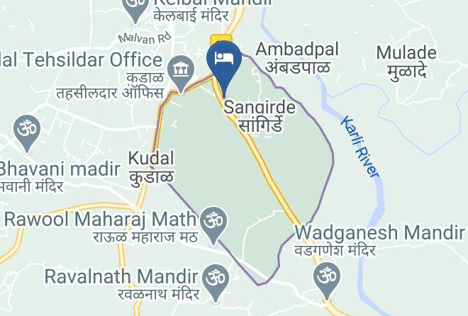 Kudal - Hotel Spice Kokan Maps