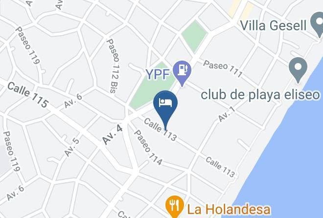 Villa Gesell - Hotel Spileon Maps