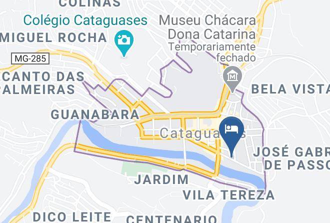 Cataguazes - Hotel Spindola Maps