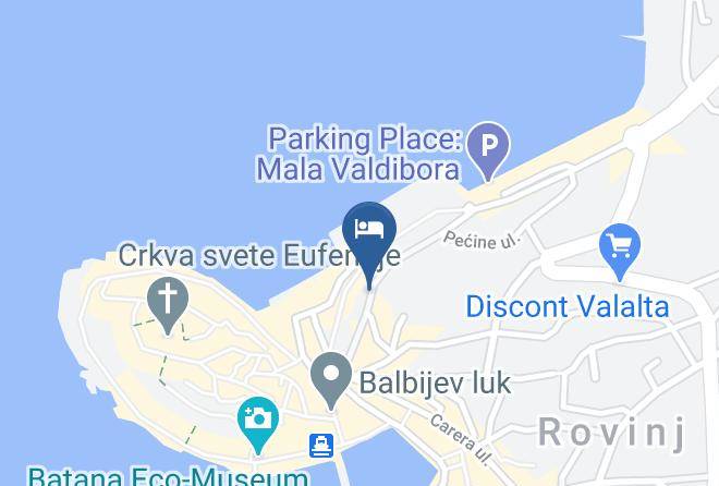 Rovinj - Hotel Spirito Santo Palazzo Storico 4 Zvjezdice Maps