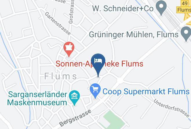 Sargans - Hotel Spitzmeilen Maps