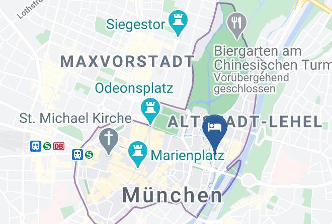 Munich District - Hotel Splendid Dollmann Maps