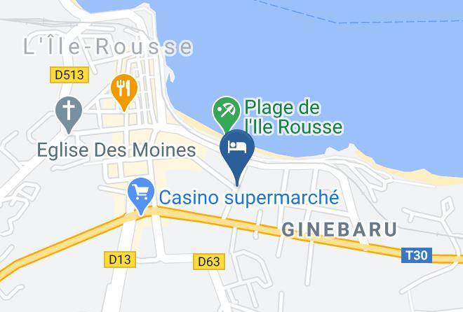 Northernsica - Hotel Splendid Hotel Ile Rousse Corse Maps