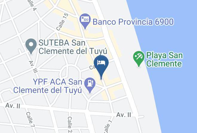 Mar Del Tuyu - Hotel Splendid Maps