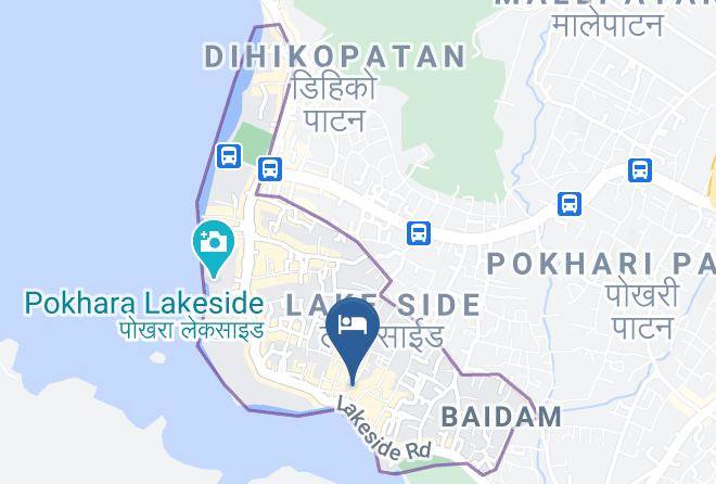 Pokhara - Hotel Splendid View Maps