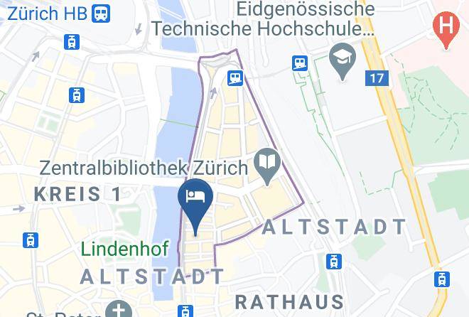 Zurich Niederdorf - Hotel Splendid Maps