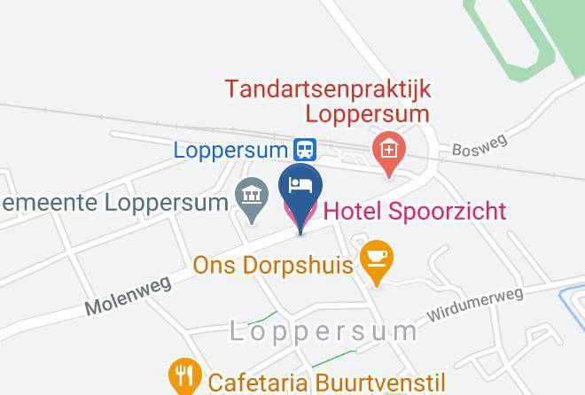 Gemeente Loppersum - Hotel Spoorzicht Maps