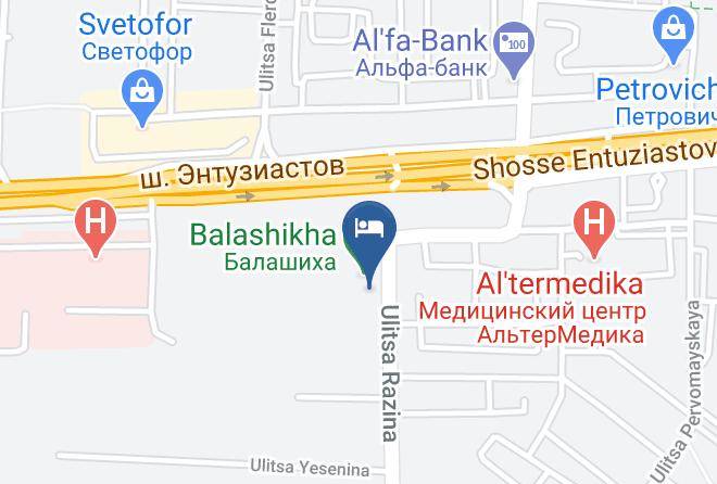 Balashikha - Hotel Sport Maps