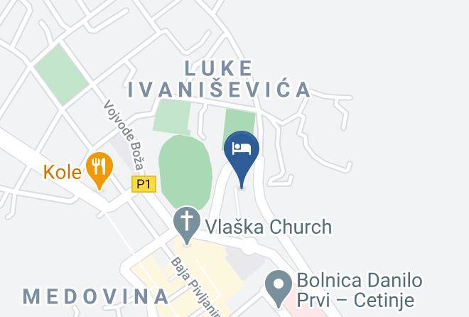 Cetinje - Hotel Sport In Maps