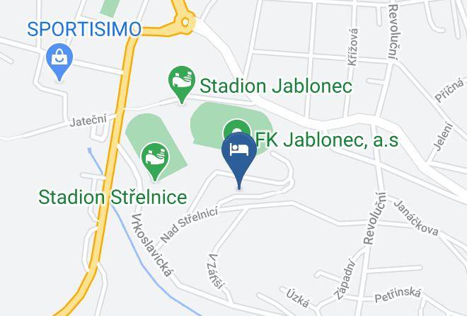 Jablonec Nad Nisou - Hotel Sport Maps