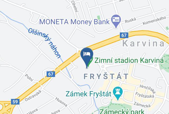 Karvina - Hotel Sport Maps