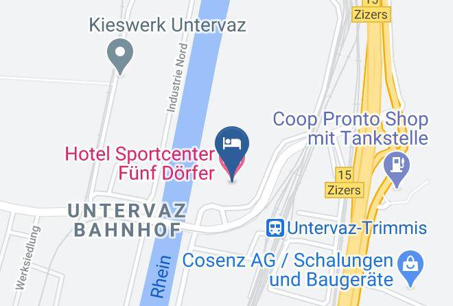 Landquart - Hotel Sportcenter Funf Dorfer Ag Maps