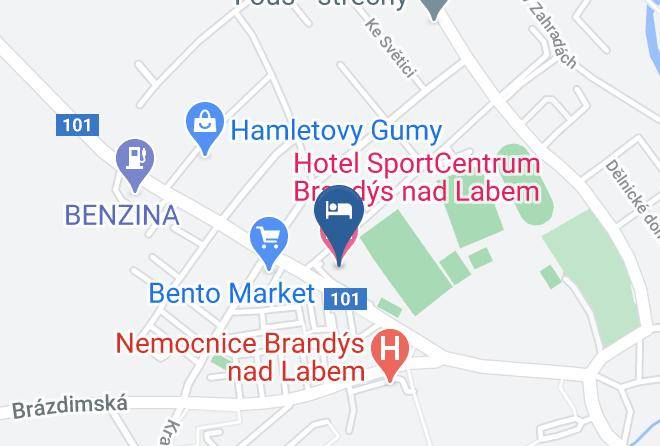 Prague East - Hotel Sportcentrum Brandys Maps
