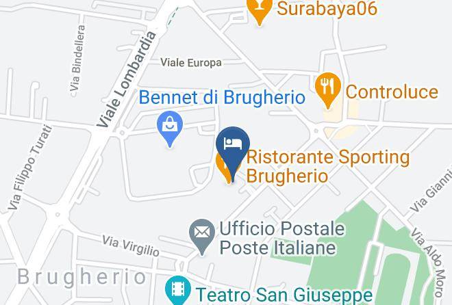 Monza E Brianza - Hotel Sporting Brugherio Maps