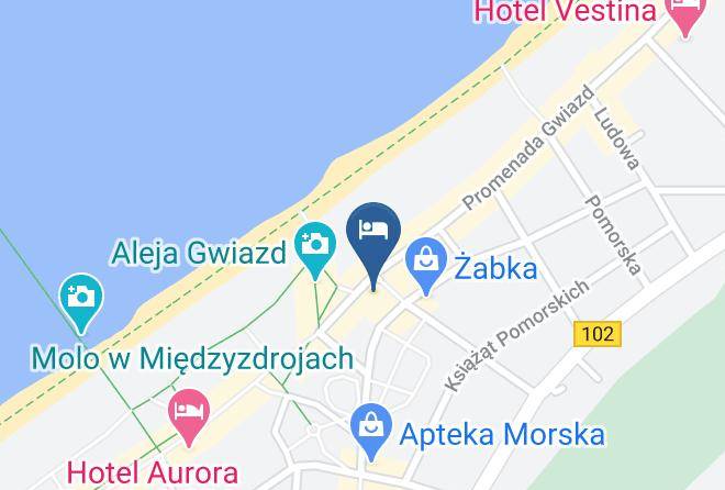 Hotel Sporting Kamienica Map