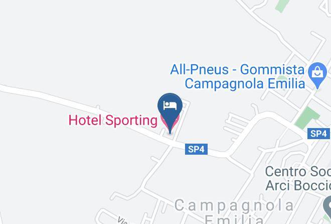 Reggio Emilia - Hotel Sporting Maps
