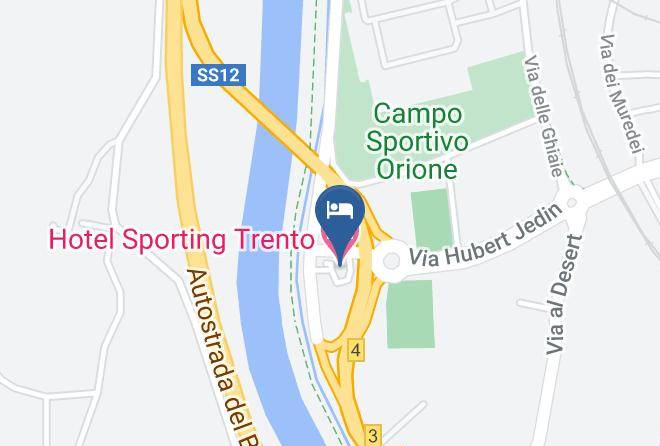 Trento - Hotel Sporting Trento Maps