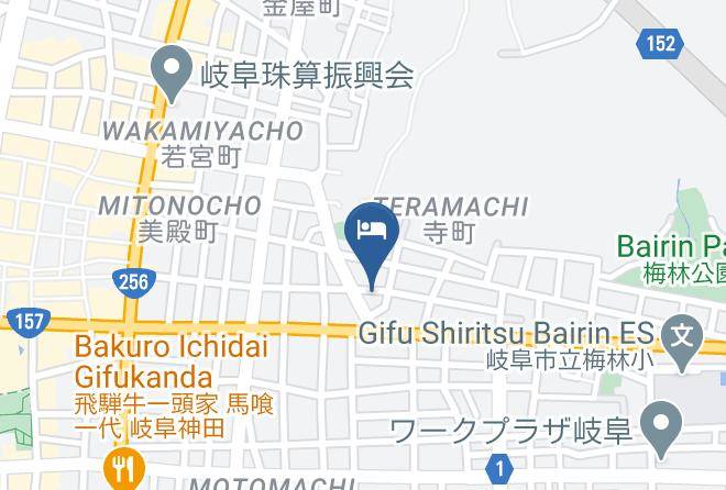 Gifu City - Hotel Sports Palko Maps