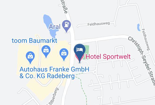 Hotel Sportwelt Radeberg Map