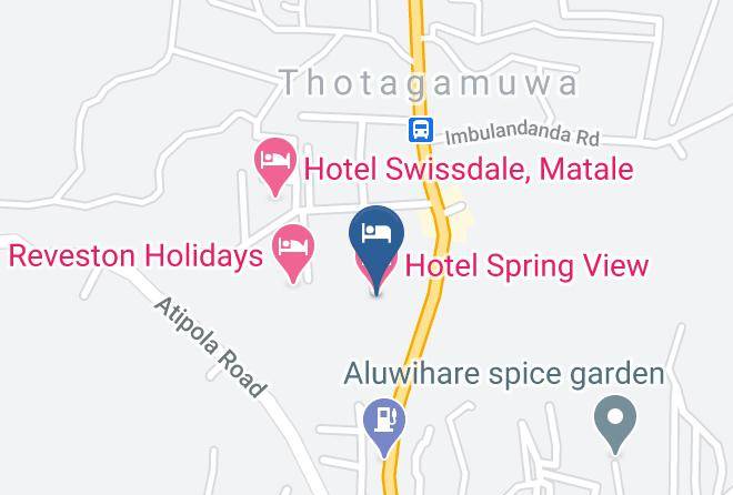 Kandy - Hotel Spring View Maps