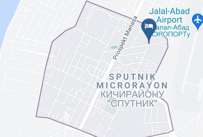 Jalal Abad - Hotel Sputnik Maps